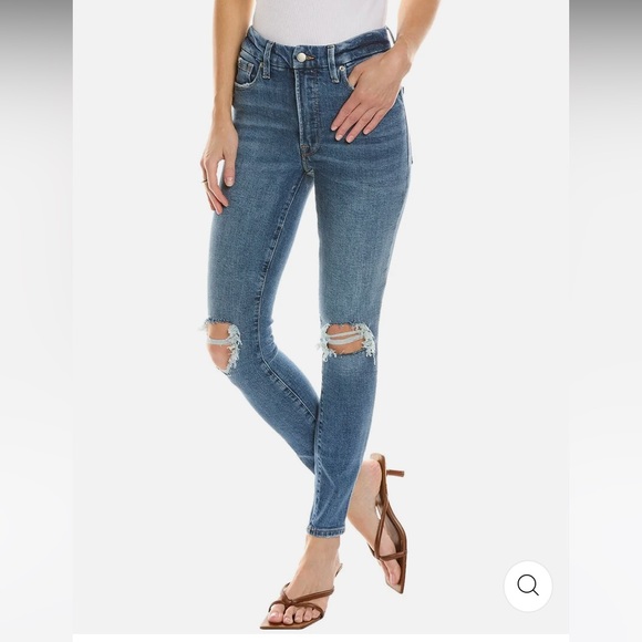 Good American Denim - Good American Good Waist Indigo Skinny Leg Jean